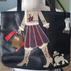 Embellished fashion handbag